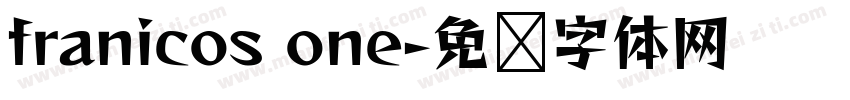 franicos one字体转换